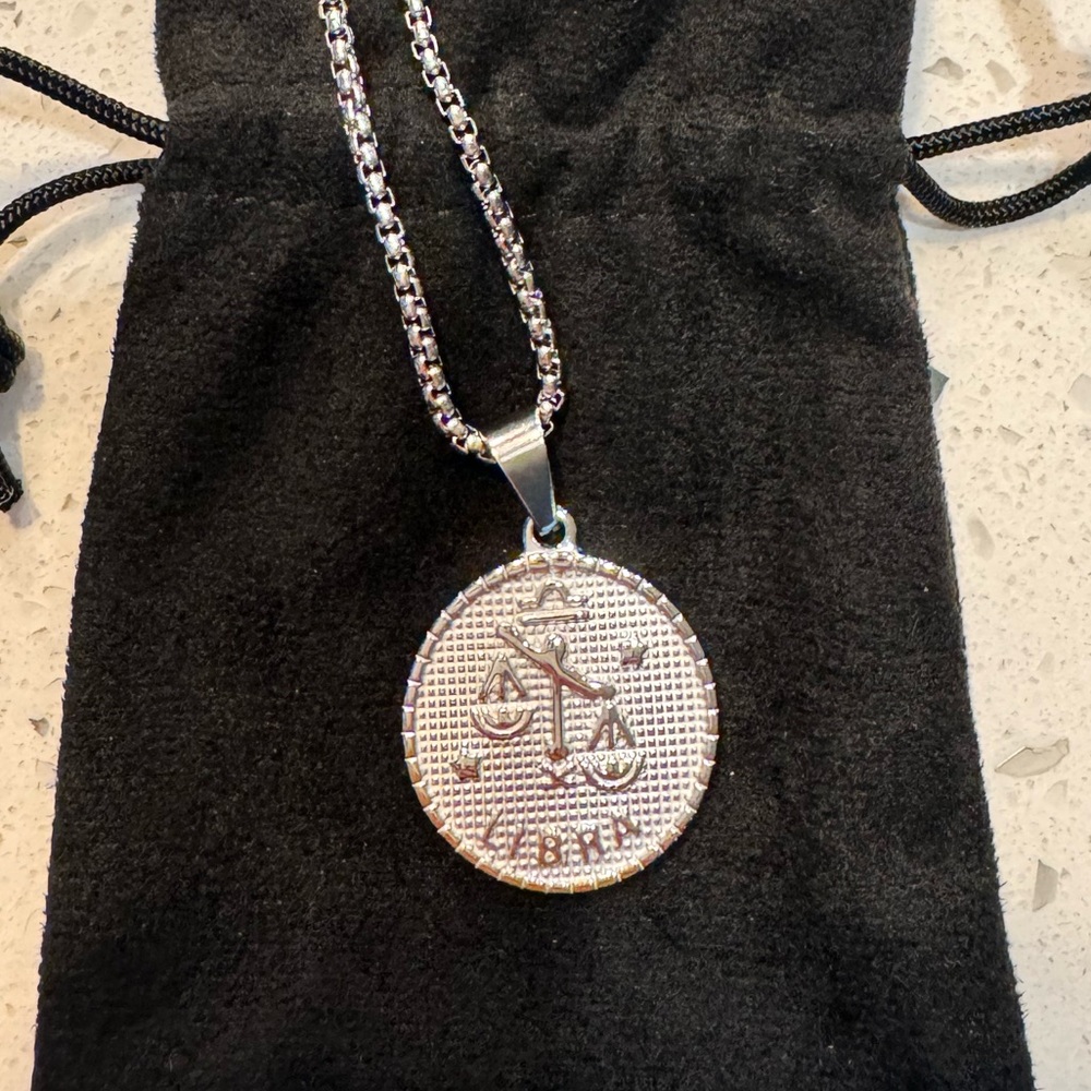 Pebby Forevee LIBRA Sun Sign Water Resistant Necklace